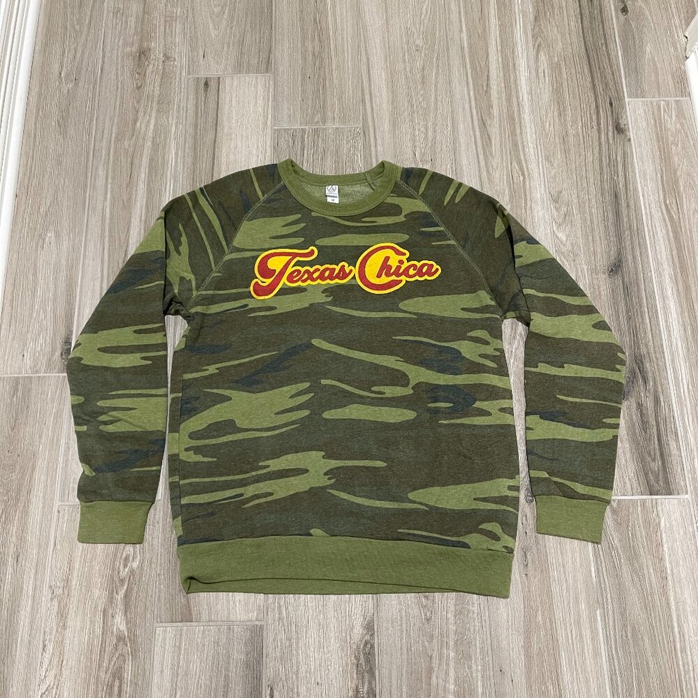Texas Chica Camo Sweater